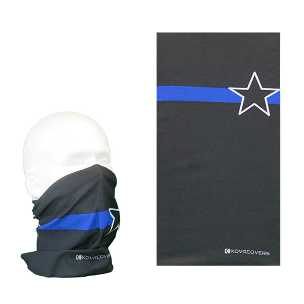 Adult Regular The Thin Blue Line KovaCover - Neck Gaiter - KovaCovers